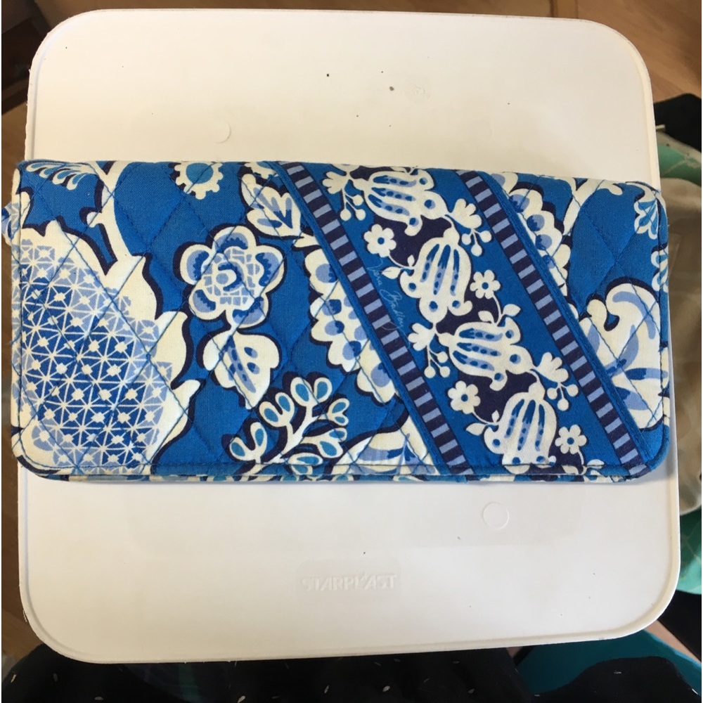Vera Bradley Travel Wallet - Blue Lagoon